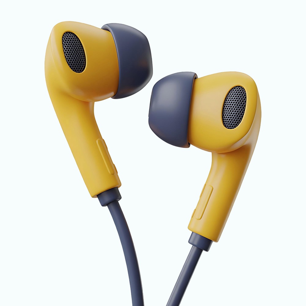 Wired In-Ear Earphones with Mic – High-Quality Stereo Sound, Noise Isolation & Comfortable Fit
